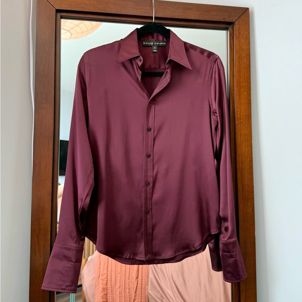 Ralph Lauren Silk Button Down - Picture 5 of 5